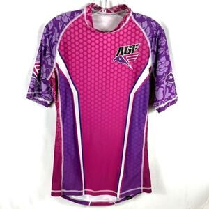 Cruz CMBT Womens L Rash Guard AGF American Grappling Federation MMA